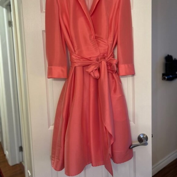 Biba Boutique peach evening dress in size 10. Never worn - Picture 2 of 8